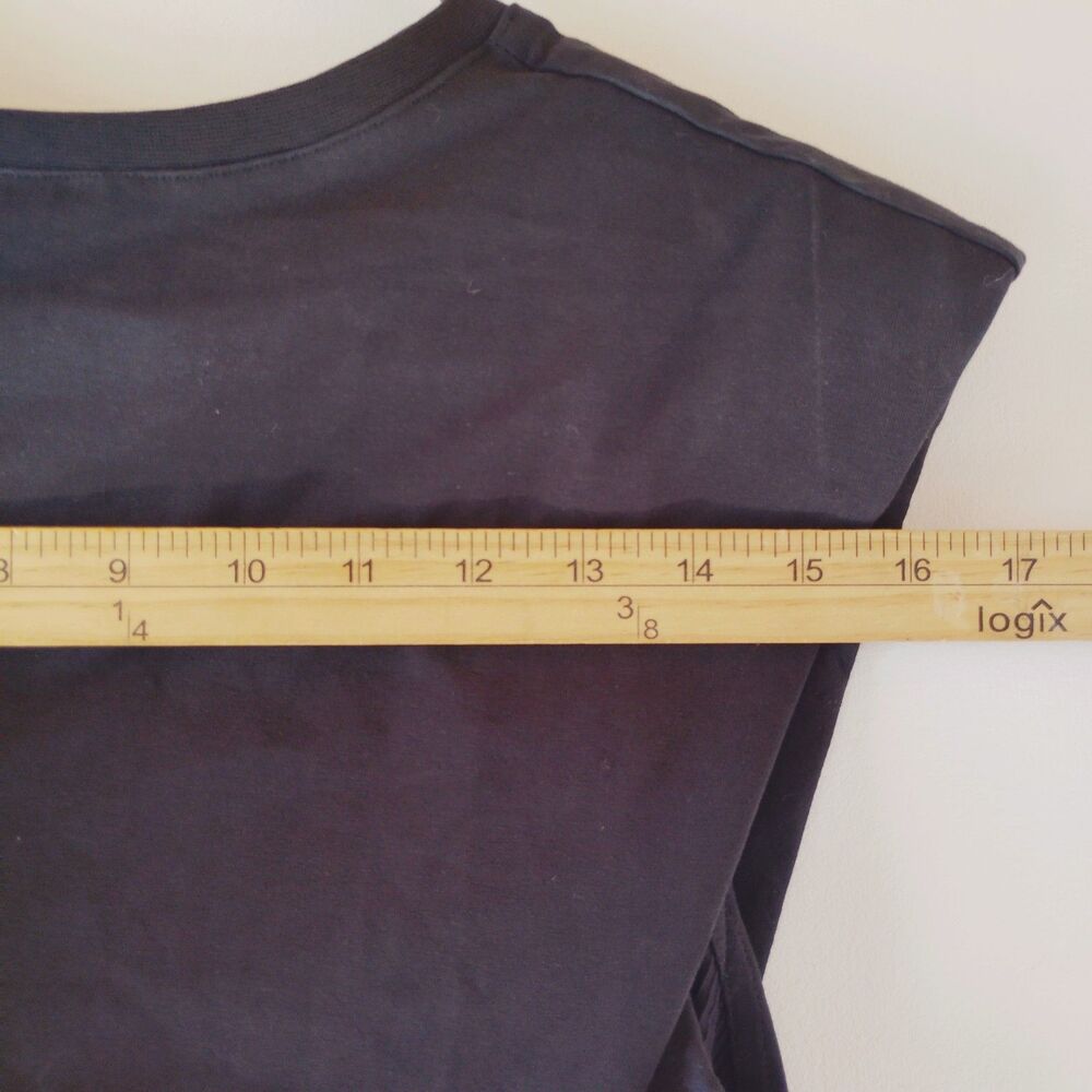 Beach Riot Dunes Crop Muscle Shirt Black Size XS - Picture 8 of 9